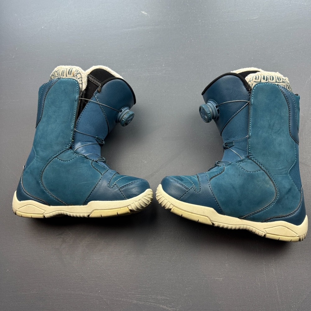 K2 Contour Snowboard Boots Women's 5 Blue BOA Harshmellow Grip Light Flex 6/10 - Picture 15 of 16